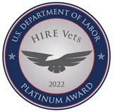 HIRE Vets Platinum Medallion 2022