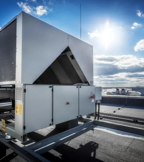 Roper Hospital rooftop chiller retrofit, Charleston SC